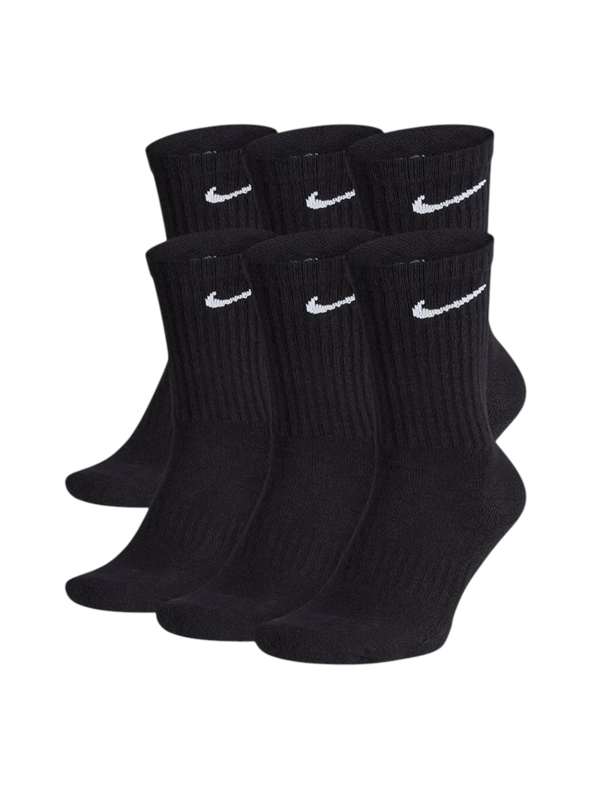 Image for Nike Men's 3 Pairs Long Socks,Black