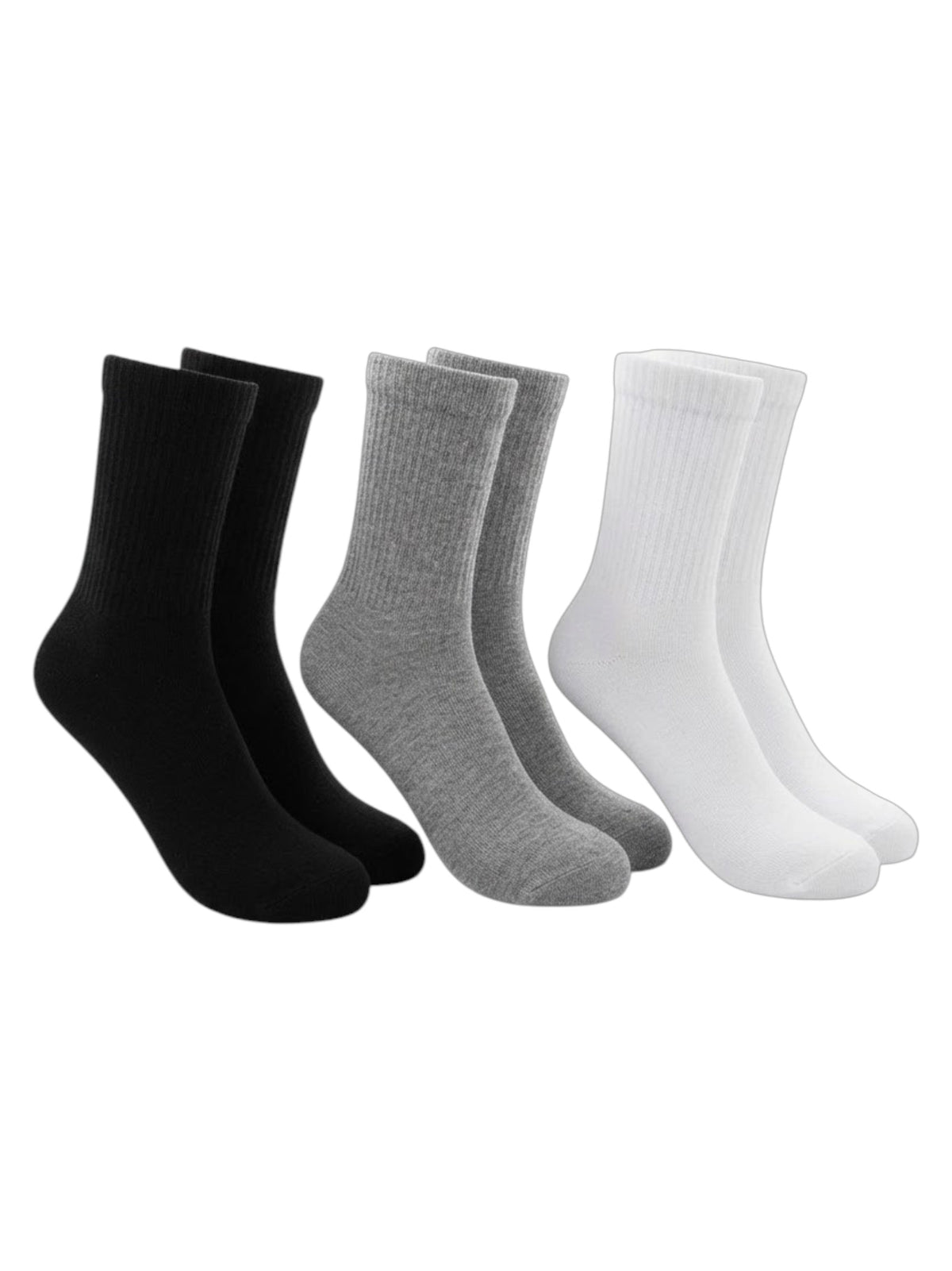 Image for LCKR Men's Set 6 Pairs Ribbed Socks,Multi