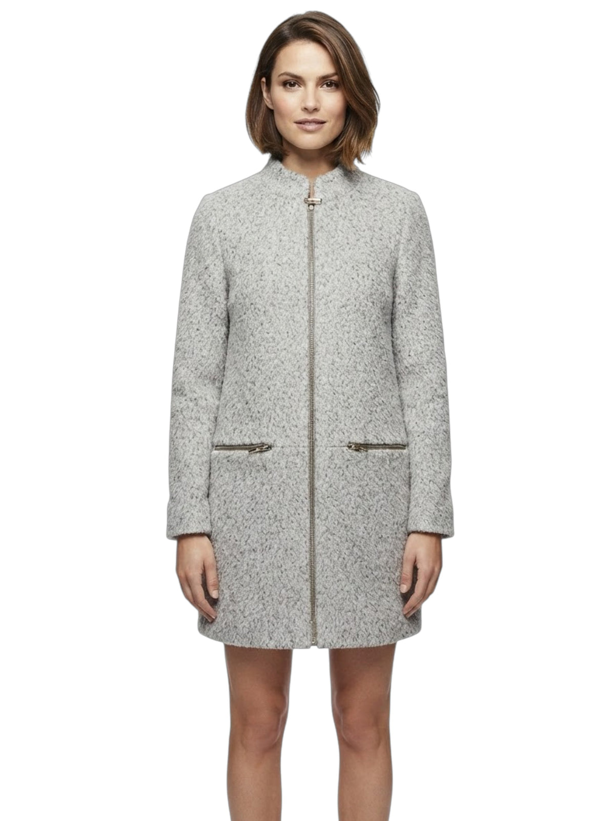 Image for Women's Textured Jacket,Grey