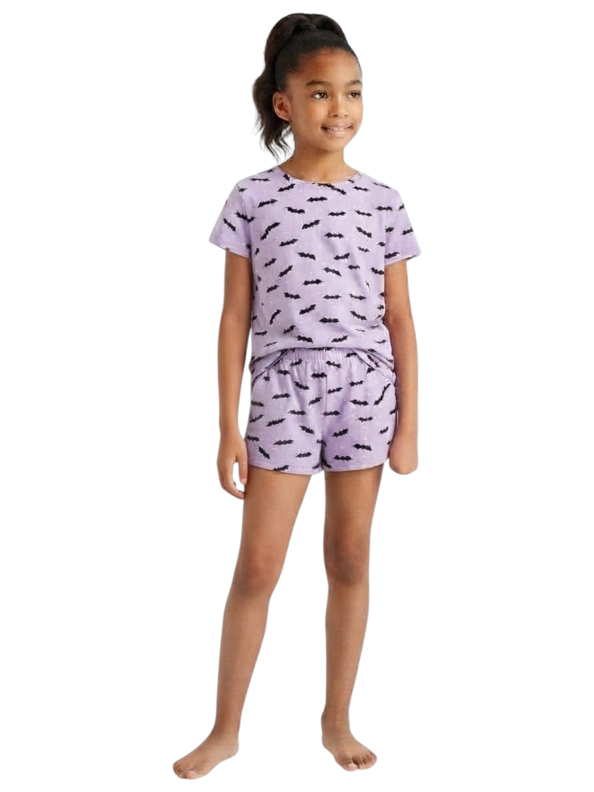 Image for Kids Girls Printed Sleepwear Short,Purple