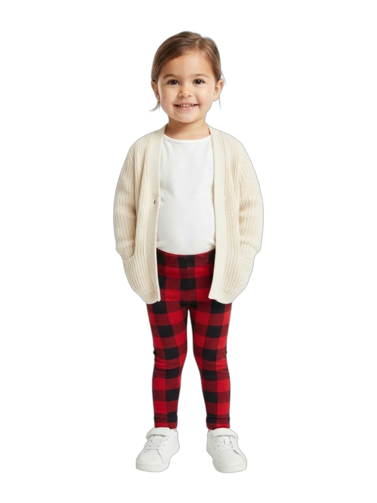 Image for Kids Girls Plaid Sleepwear Pants,Red