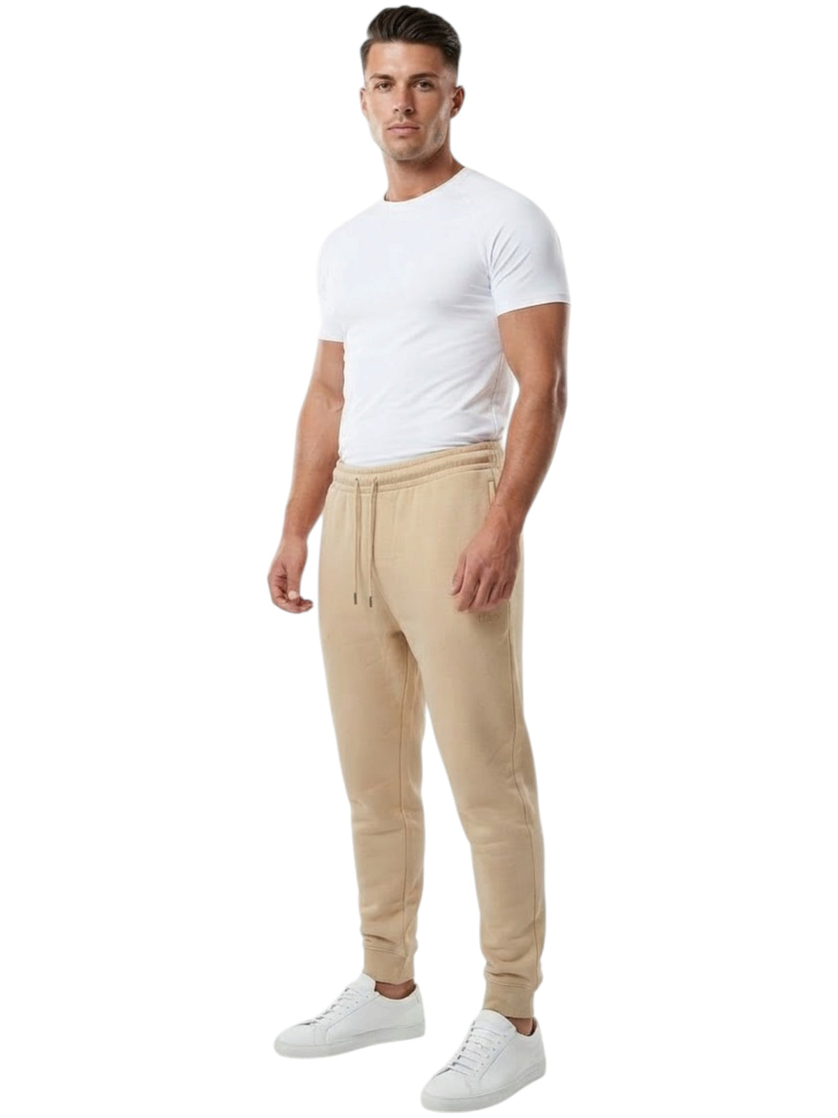 Image for Men's Plain Sport Sweatpants,Beige