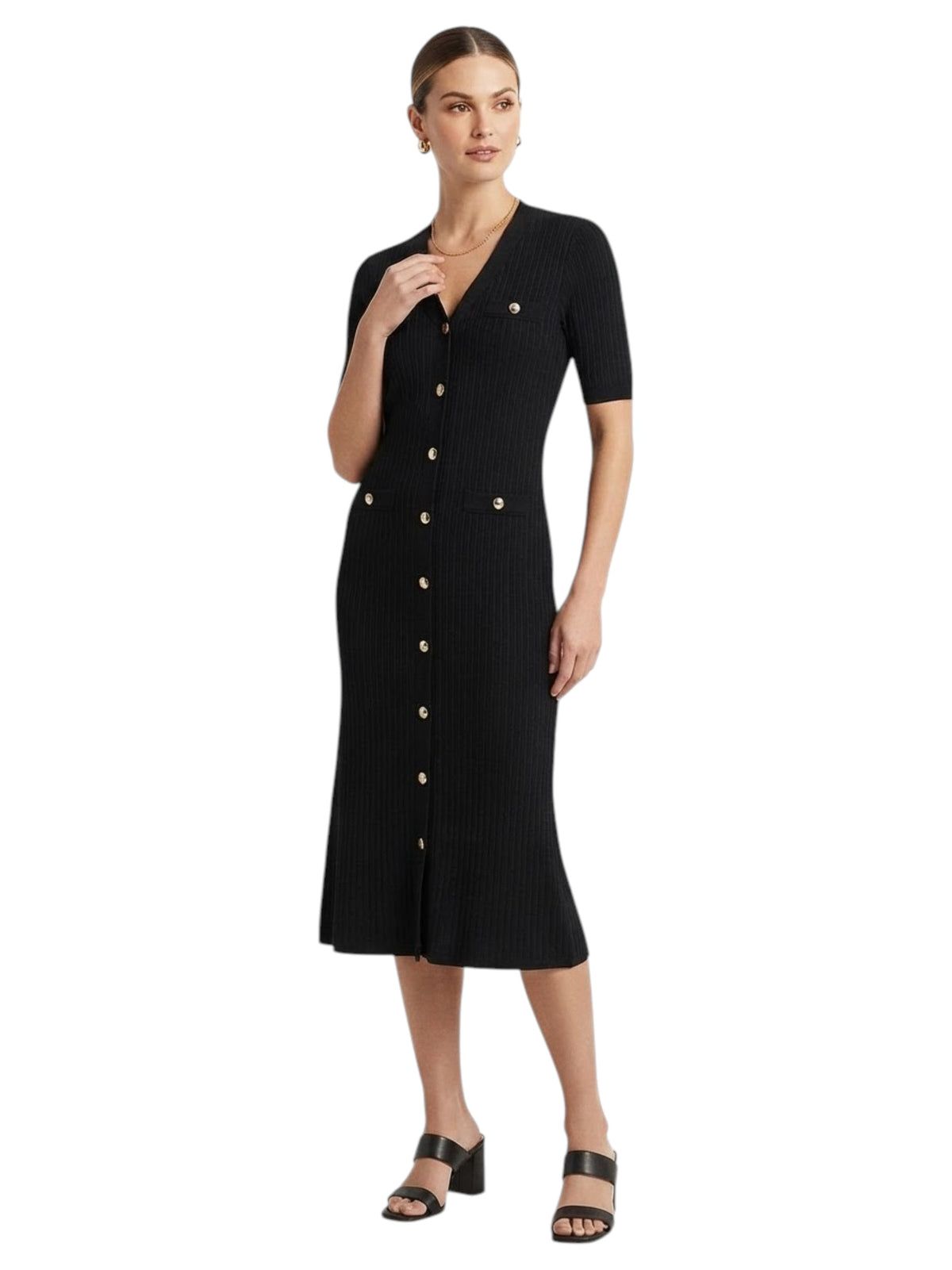 Image for Women's Plain Dress,Black