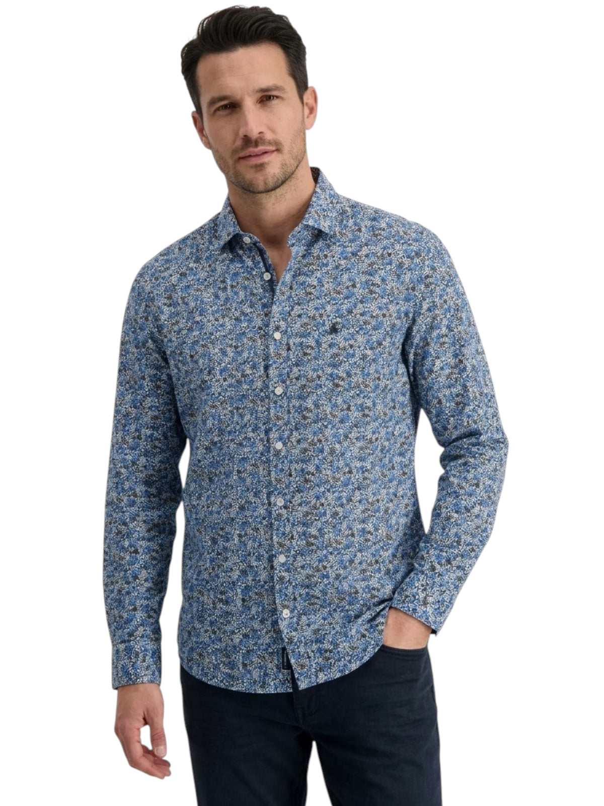 Image for Men's Printed Dress Shirt,Multi
