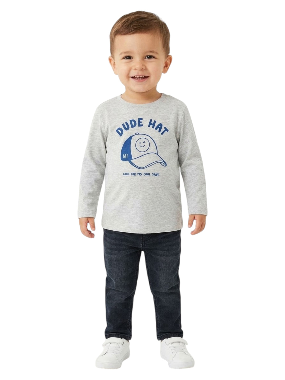 Image for Kids Boys Printed Top,Grey