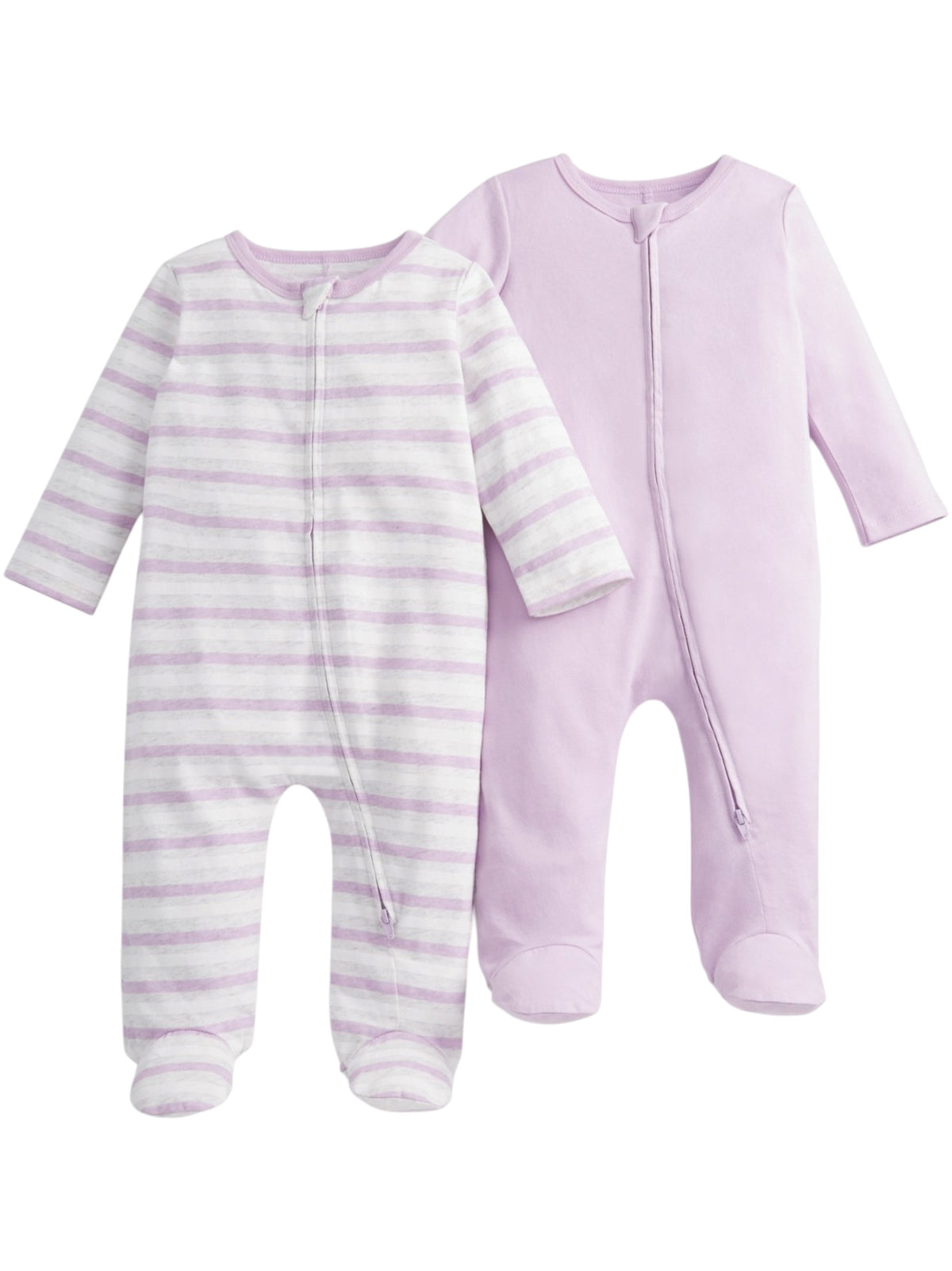 Image for Kids Girl Striped 2 Pcs Set Jumpsuit,Purple