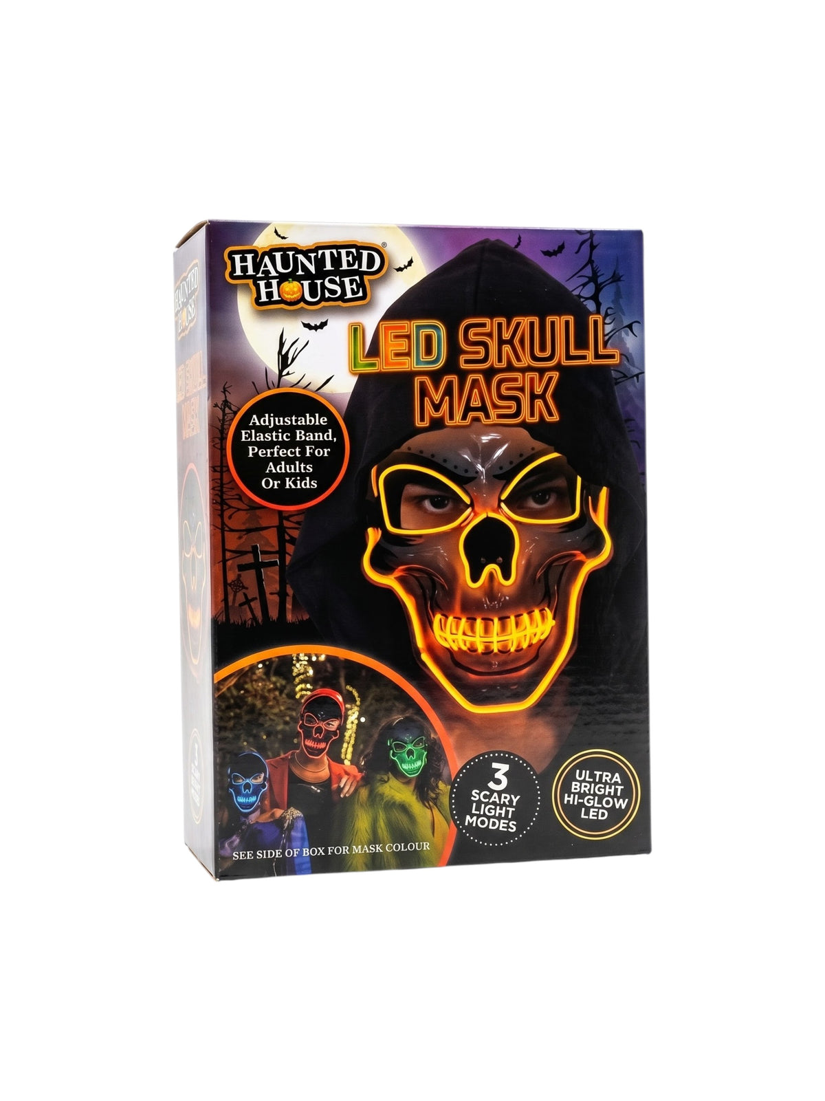 Image for Haunted House Led Skull Mask