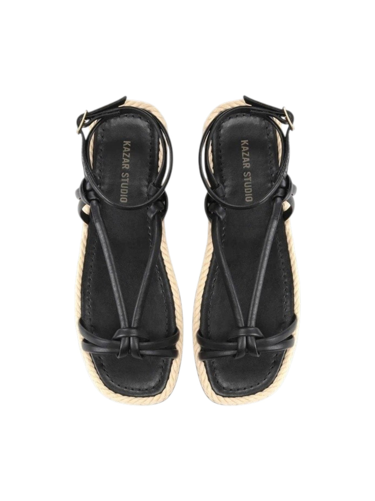 Women's Plain Espadrille Sandals,Black