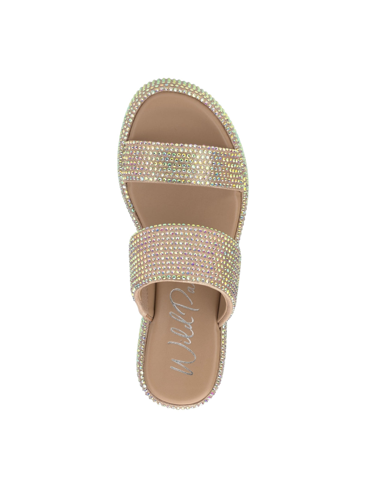 Women's Strass Rhinestone Printed Heeled Shoes,Multi