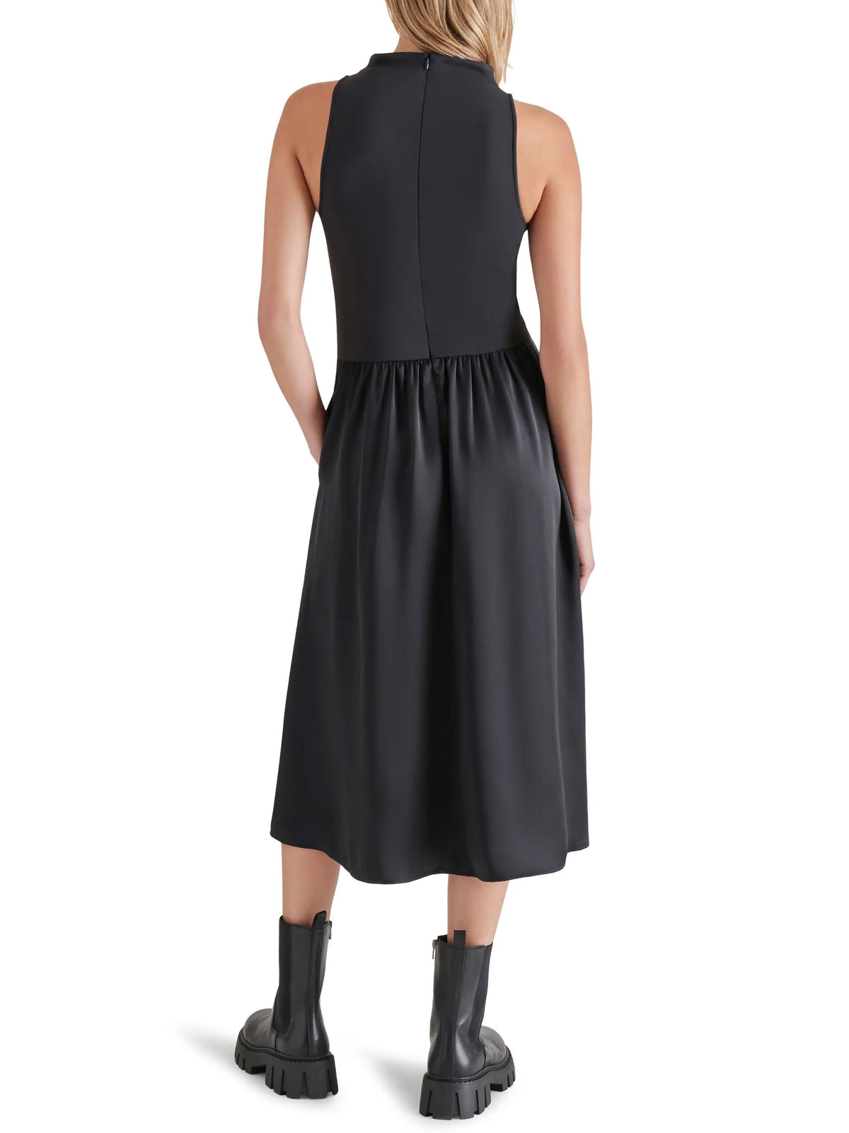 Women's Plain Dress,Black