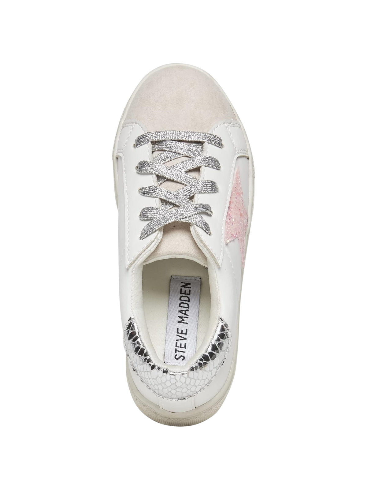 Jrezume Steve Madden Kids Girl's Shoes,White/Pink