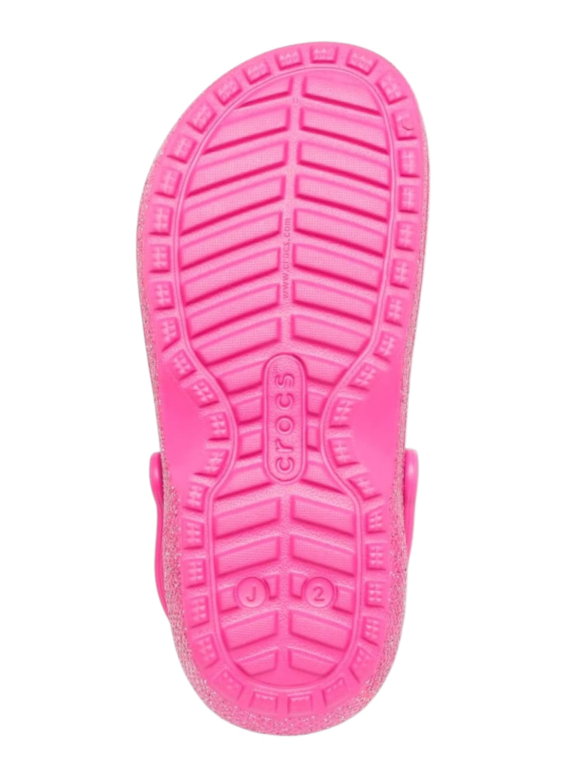 Kids Girl's Lined Glitter Crocs,Pink