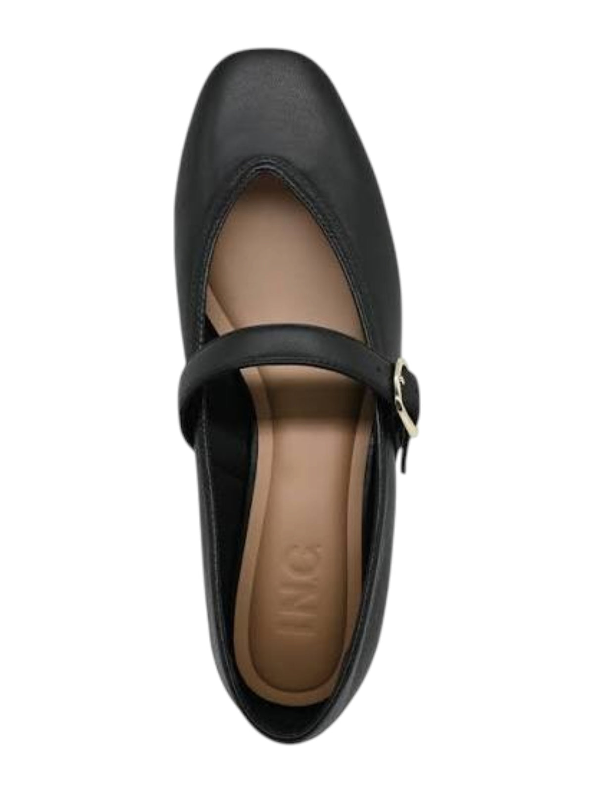 Women's Plain Leather Sandal,Black