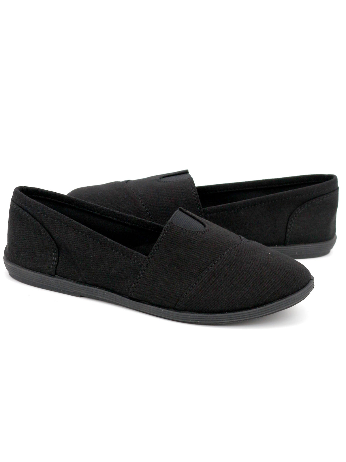 Women's Slip On Casual Shoes,Black