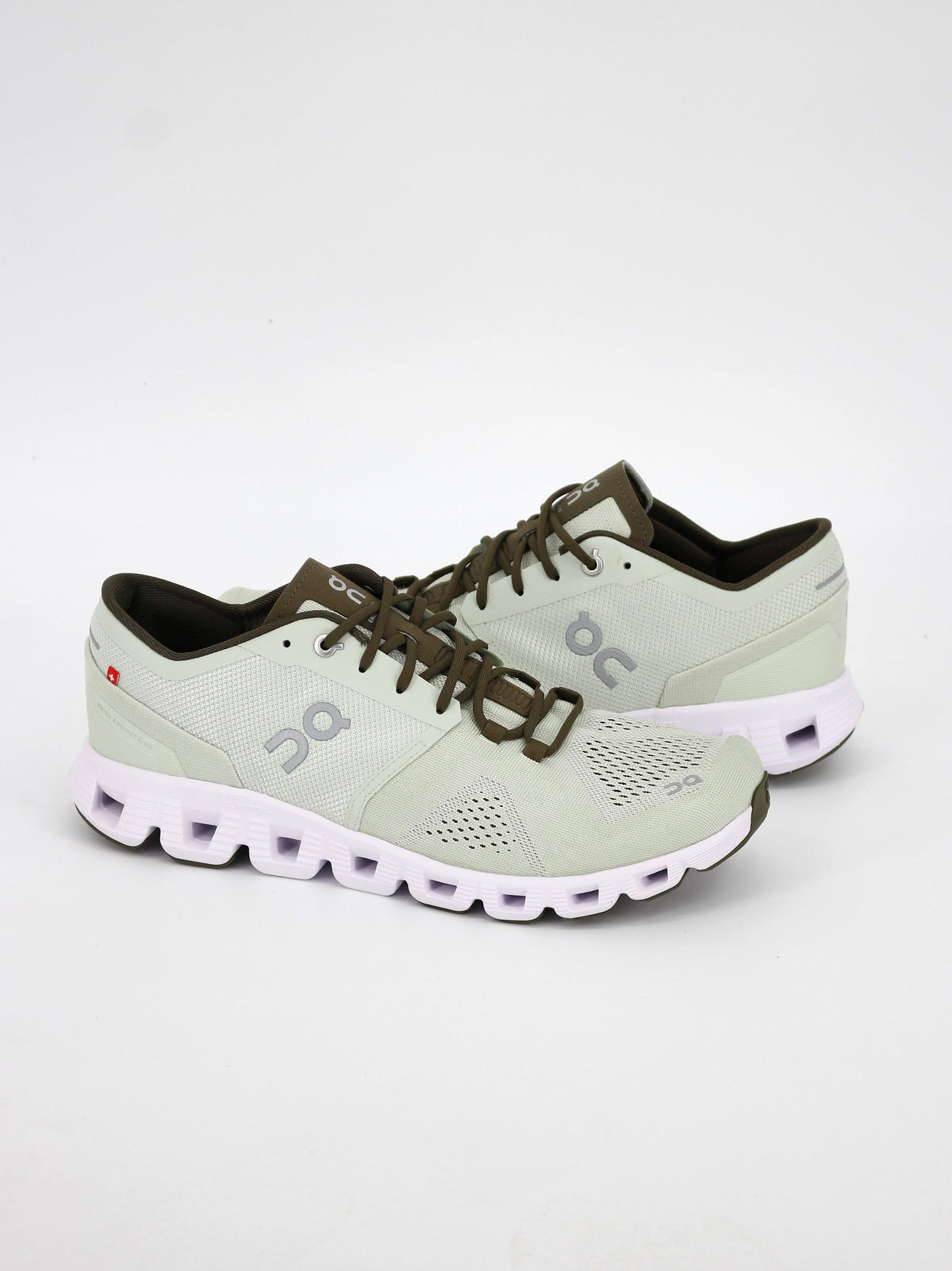 Men's Textured Running Shoes,Light Green
