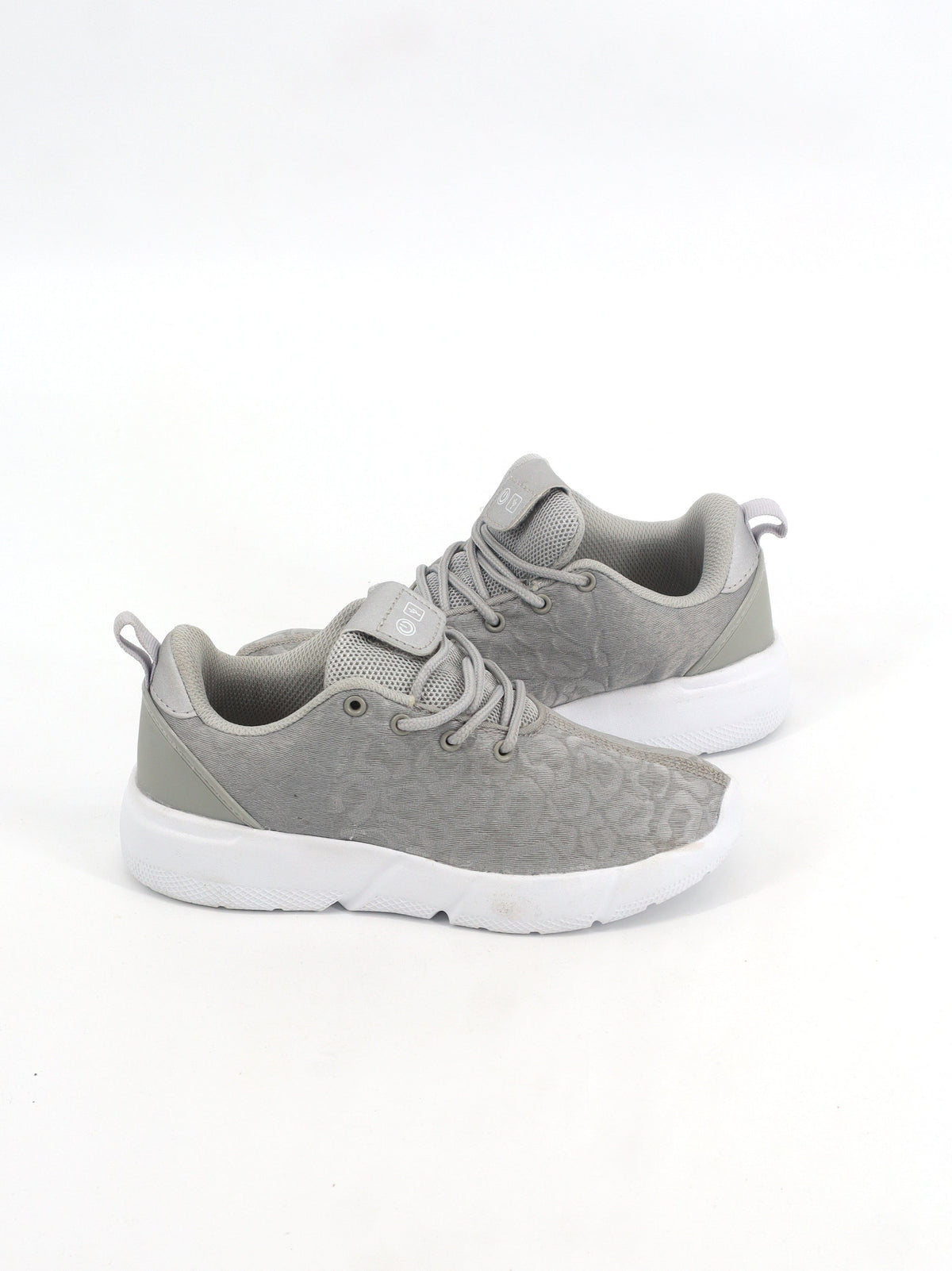 Image for Kids Girl's Textured Sneakers,Light Grey