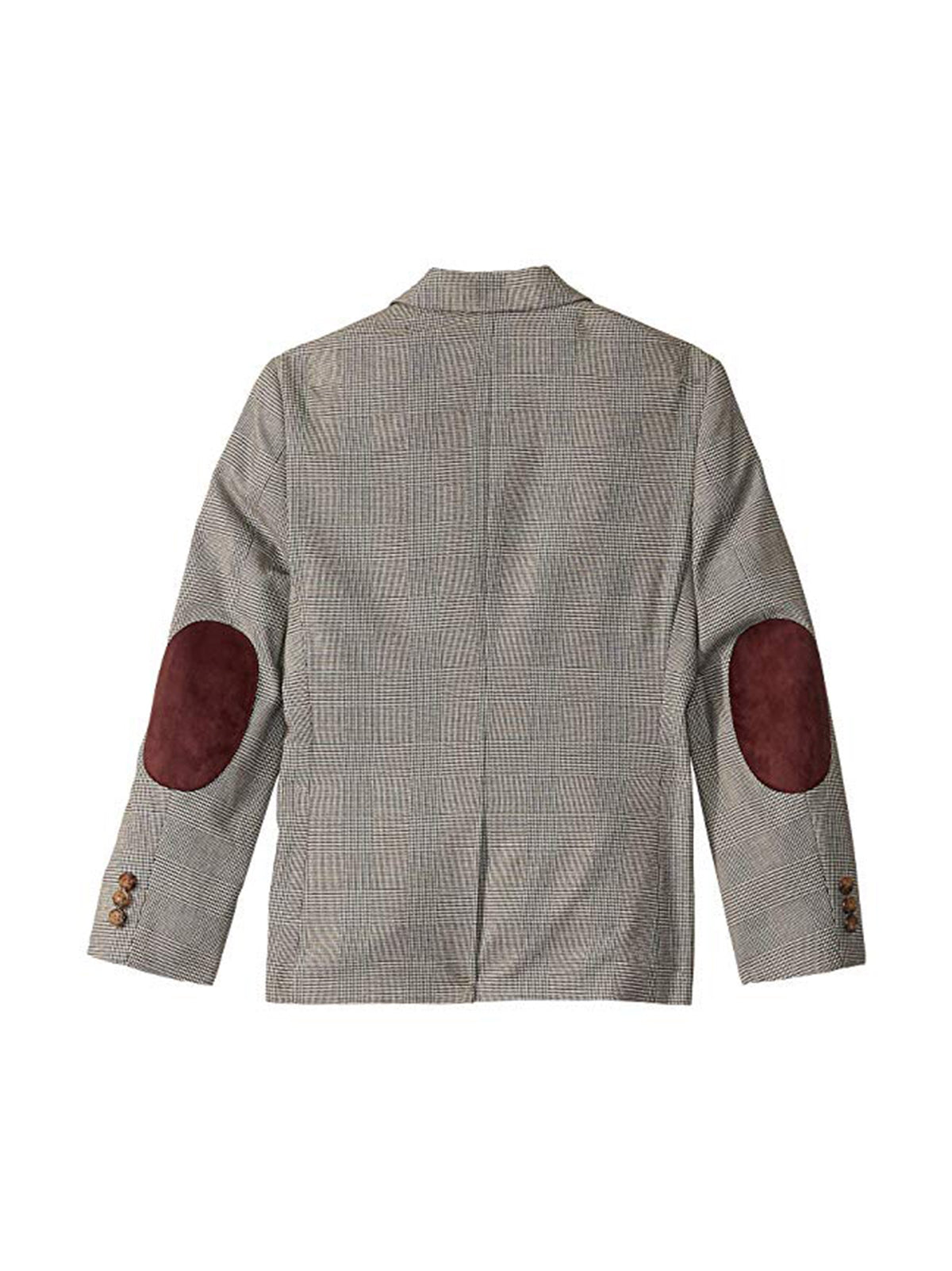 Image for Kids Boy's Plaid Blazer,Grey