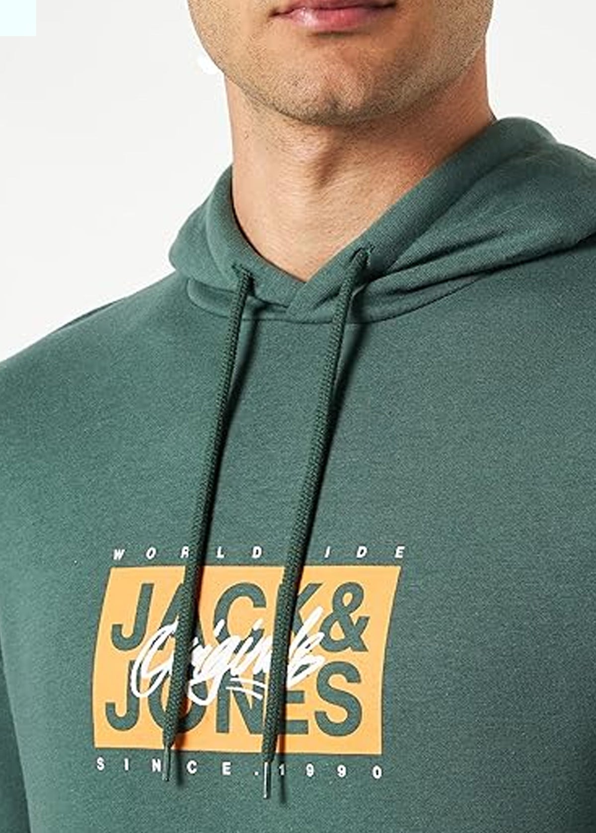 Men's Printed Hoodie,Green