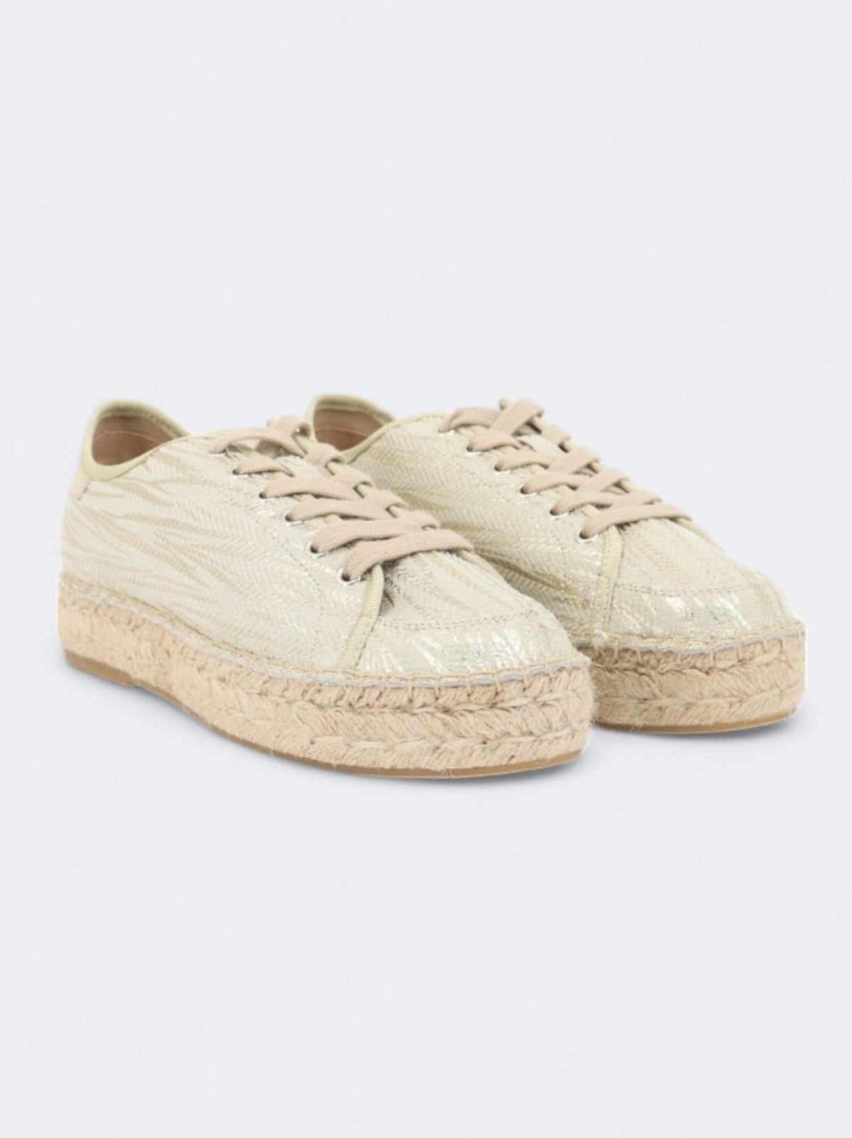 Women's Printed Shoes,Gold