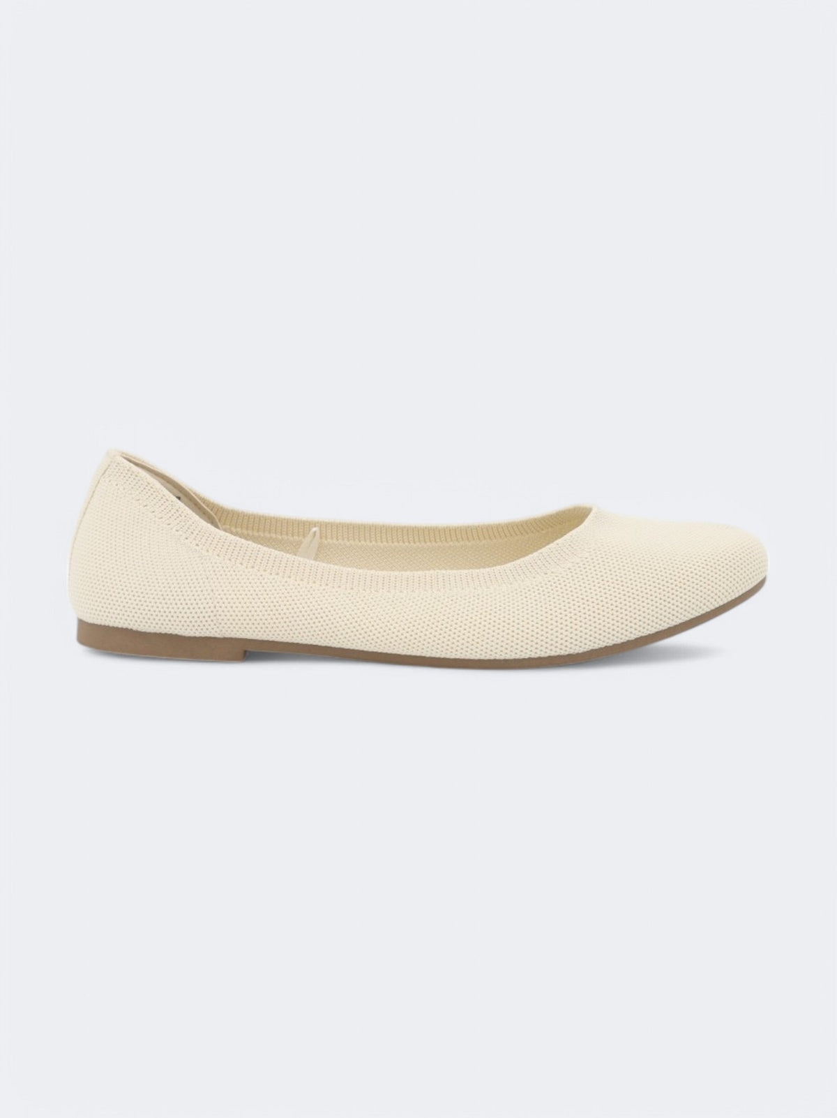 Image for Women's Plain Bellerinas,Cream