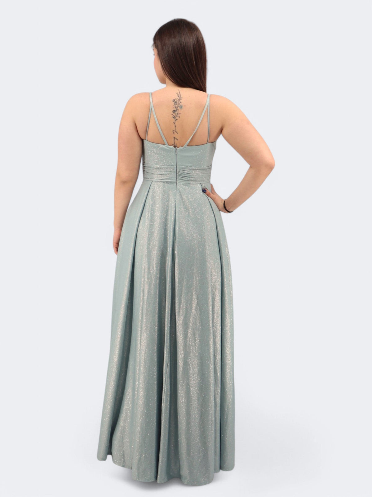 Women's Glitter Dress,Mint Blue
