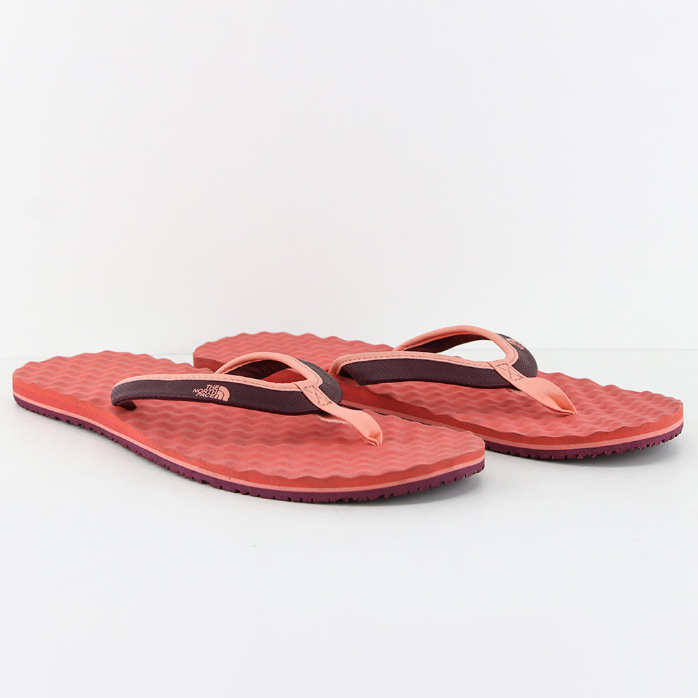 Image for Men's Logo Brand Color Block Slippers,Coral/Burgundy