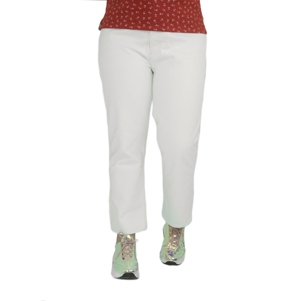 Image for Women's Denim Pant,Off White