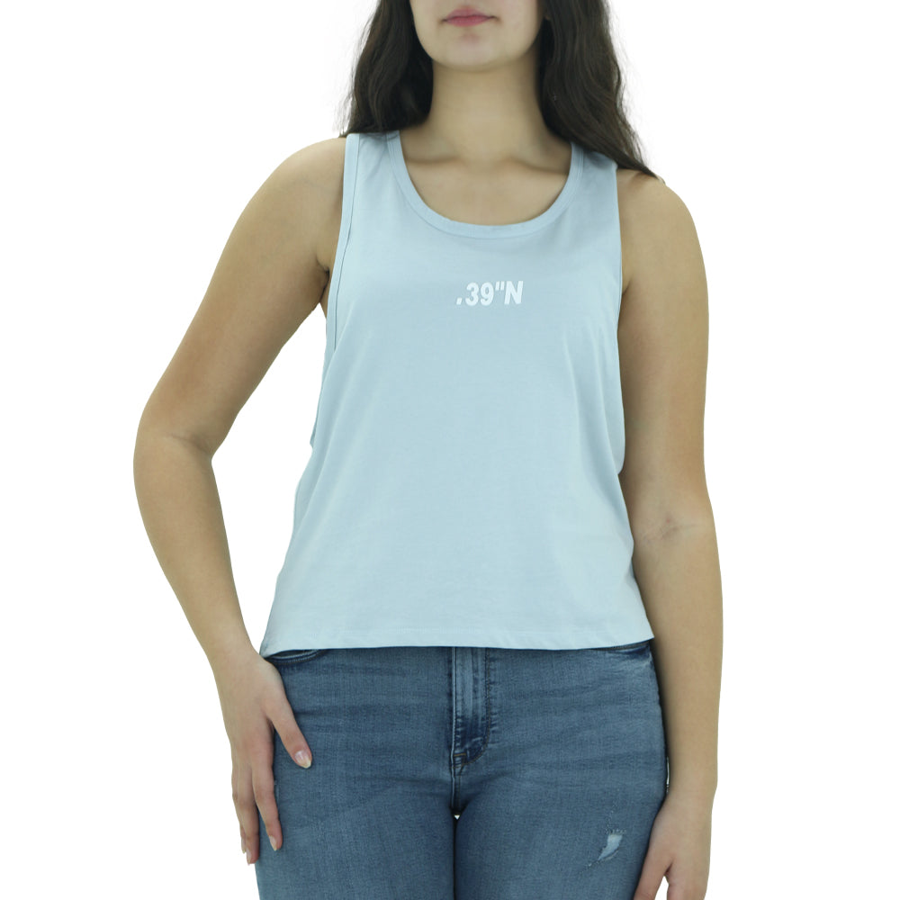 Image for Women's Graphic Print Top,Light Blue