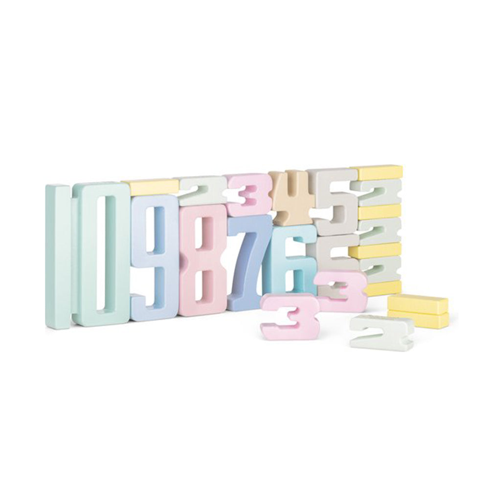 Image for Wooden Number Building Blocks
