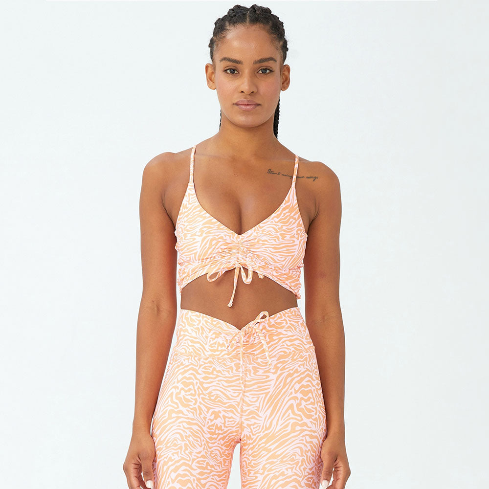 Image for Women's Contouring Ruched Vestlette Top,Pink
