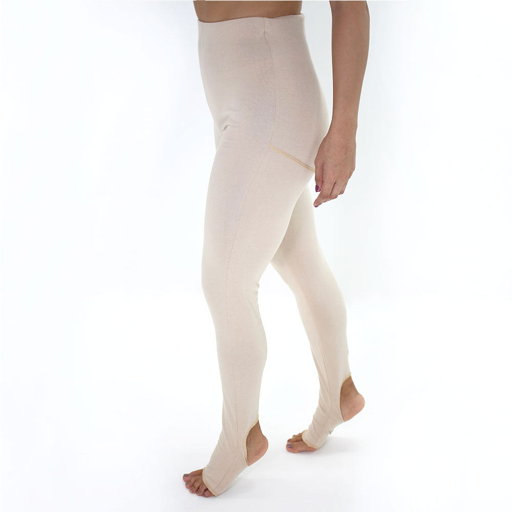 Image for Women's High Waist Plain Solid Legging,Beige