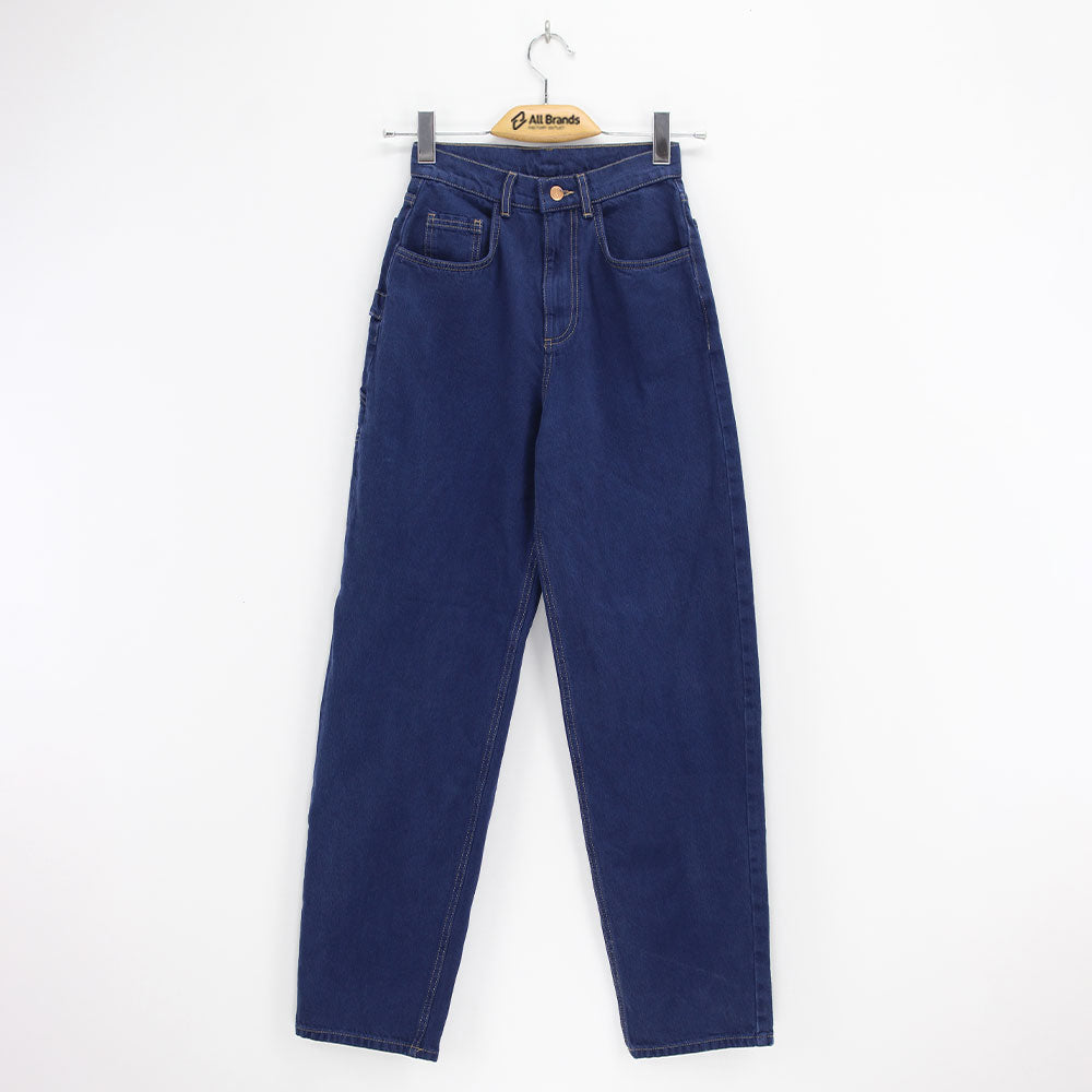 Image for Women's Plain Solid Jeans,Navy