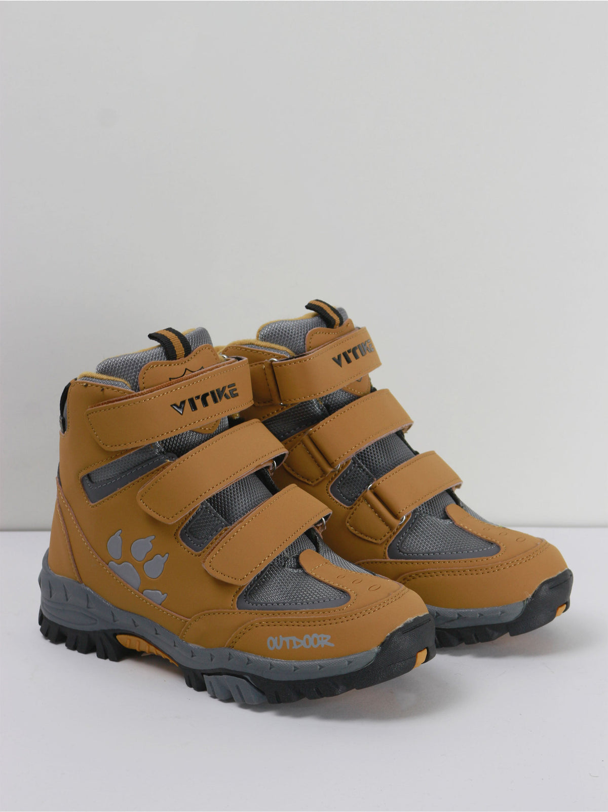 Image for Kid's Boy Winter Trekking Boots,Mustard