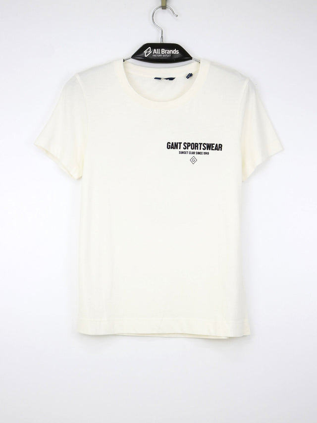 Image for Women's Graphic Printed Sport Top,Off White