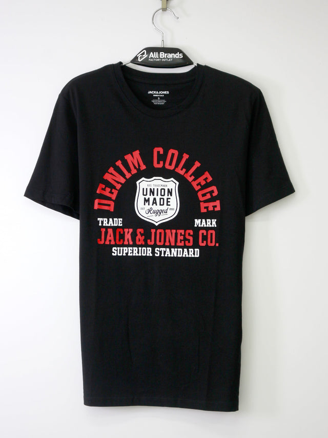 Image for Men's Graphic Printed T-Shirt,Black