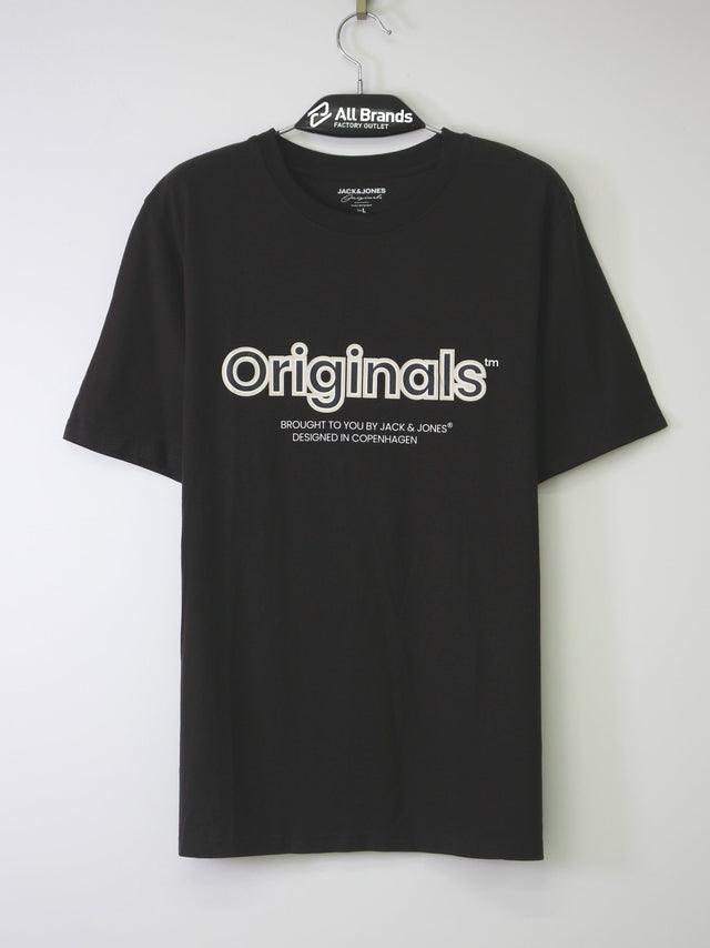 Image for Men's Graphic Printed T-Shirt,Black