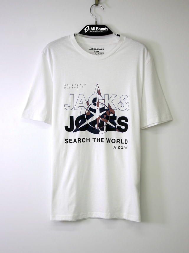 Image for Men's Graphic Printed T-Shirt,White