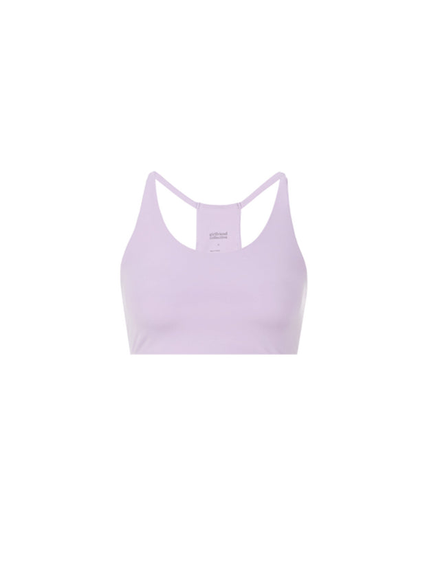 Image for Women's Plain Solid Sport Bra,Light Purple