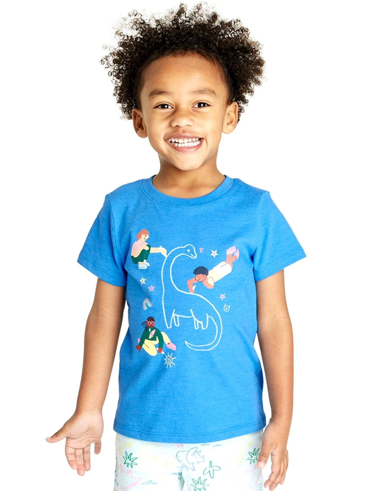 Image for Kids Boy Graphic Printed T-Shirt,Blue