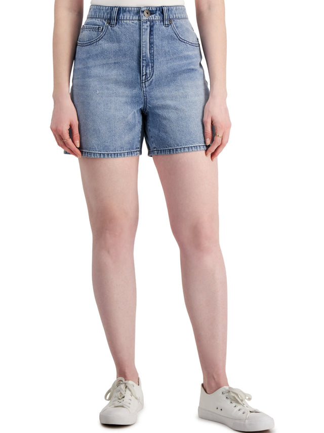 Image for Women's Washed Boyfriend Short,Blue