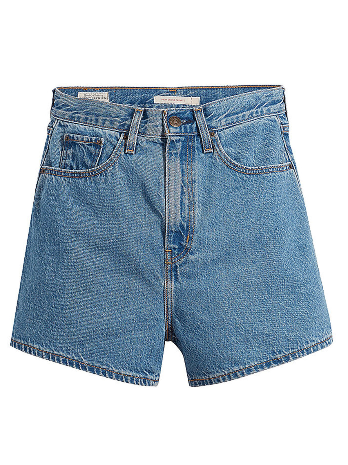 Image for Women's Loose Fit Denim Short,Blue