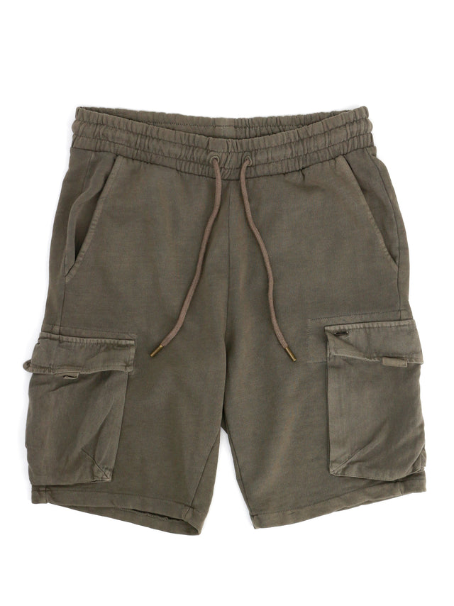 Image for Men's Plain Solid Cargo Short,Olive