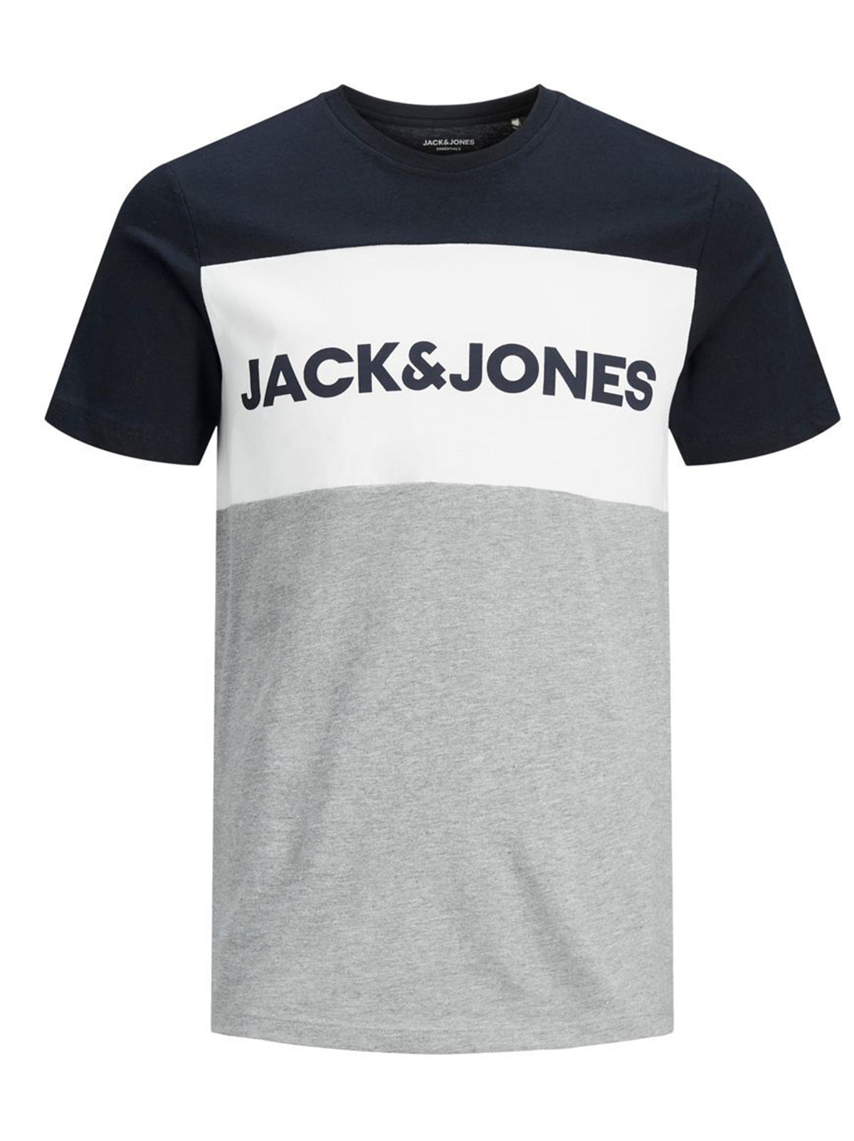 Image for Men's Brand Logo Printed Color Blocking T-Shirt,Multi