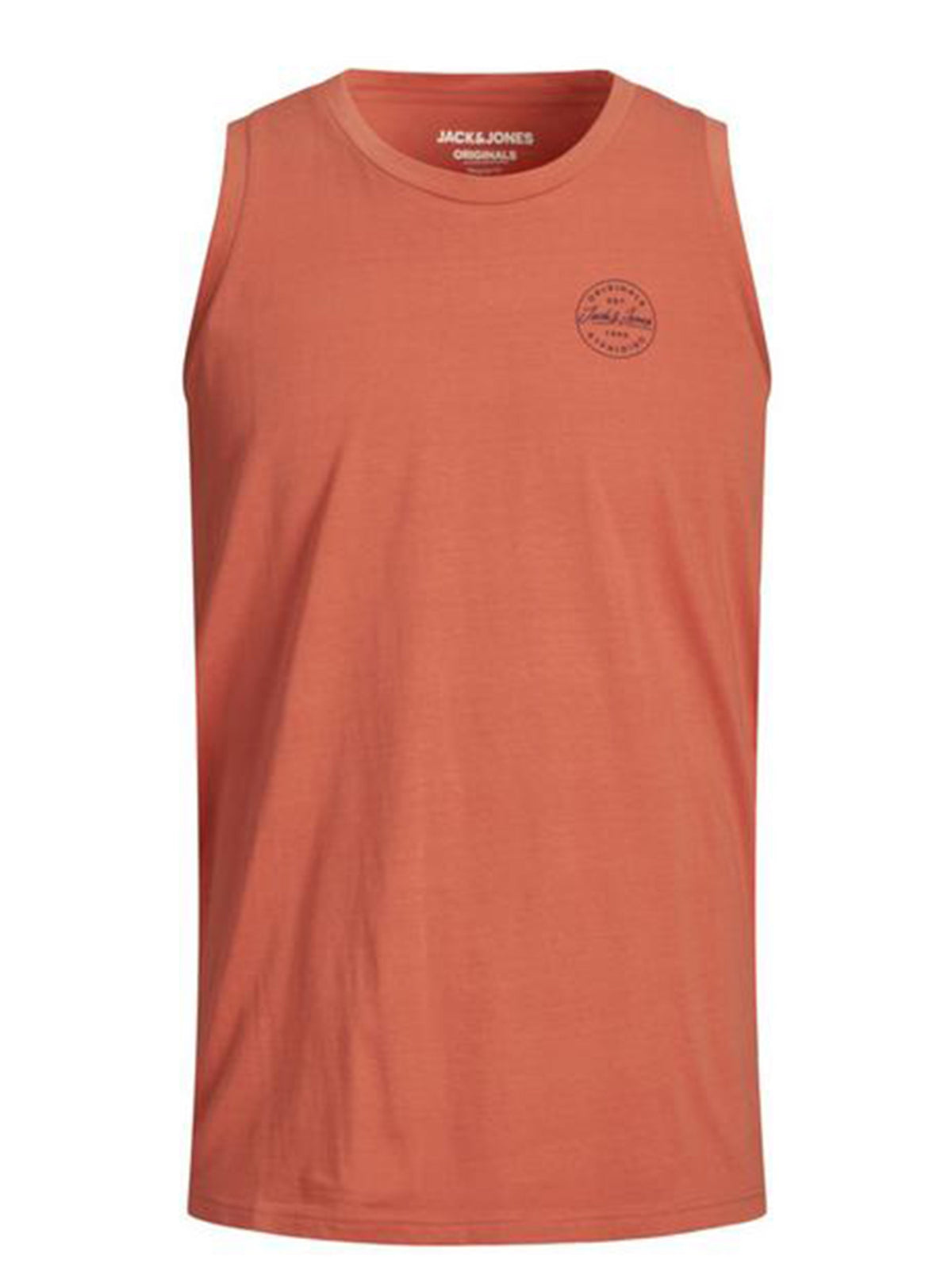 Image for Men's Brand Logo Printed Tank Top,Orange