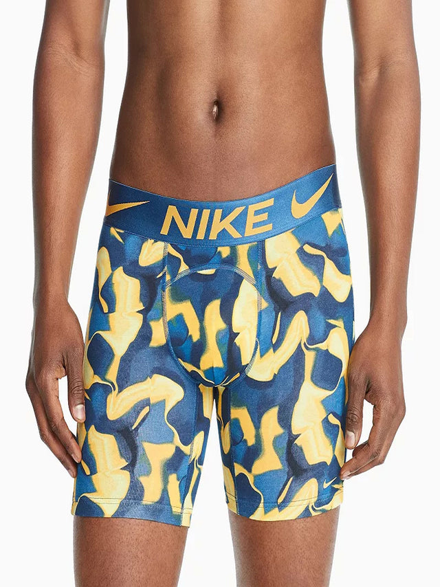 Image for Men's Washed Boxer,Yellow/Navy