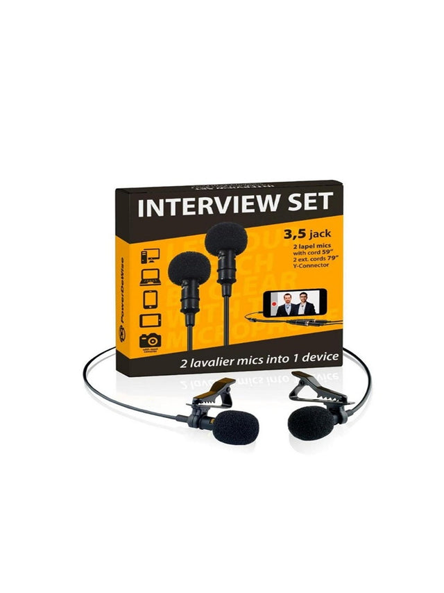 Image for Lavalier Interviews Microphone Set