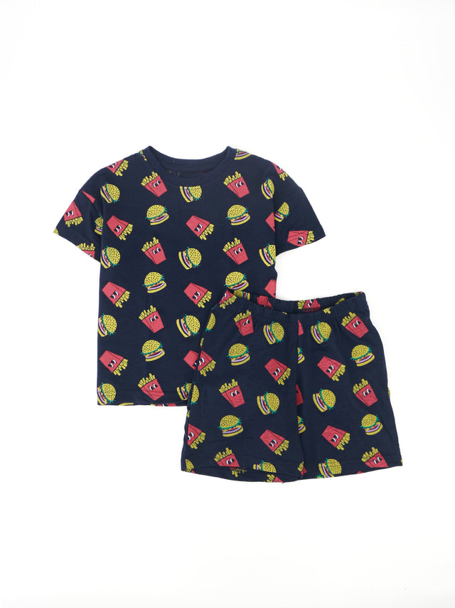 Image for Kids Boy Graphic Printed Sleepwear Set,Navy