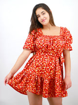 Image for Women's Floral Printed Dress,Multi