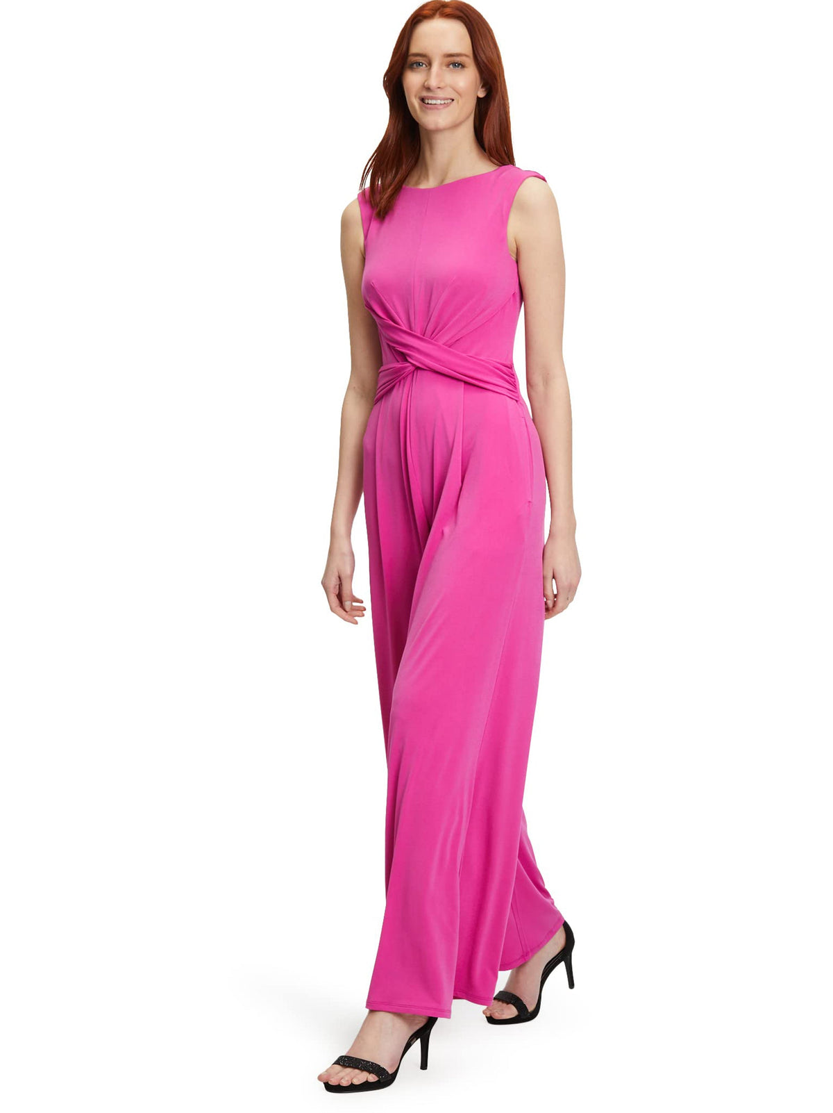 Image for Women's Wide Leg Jumpsuit,Fuchsia