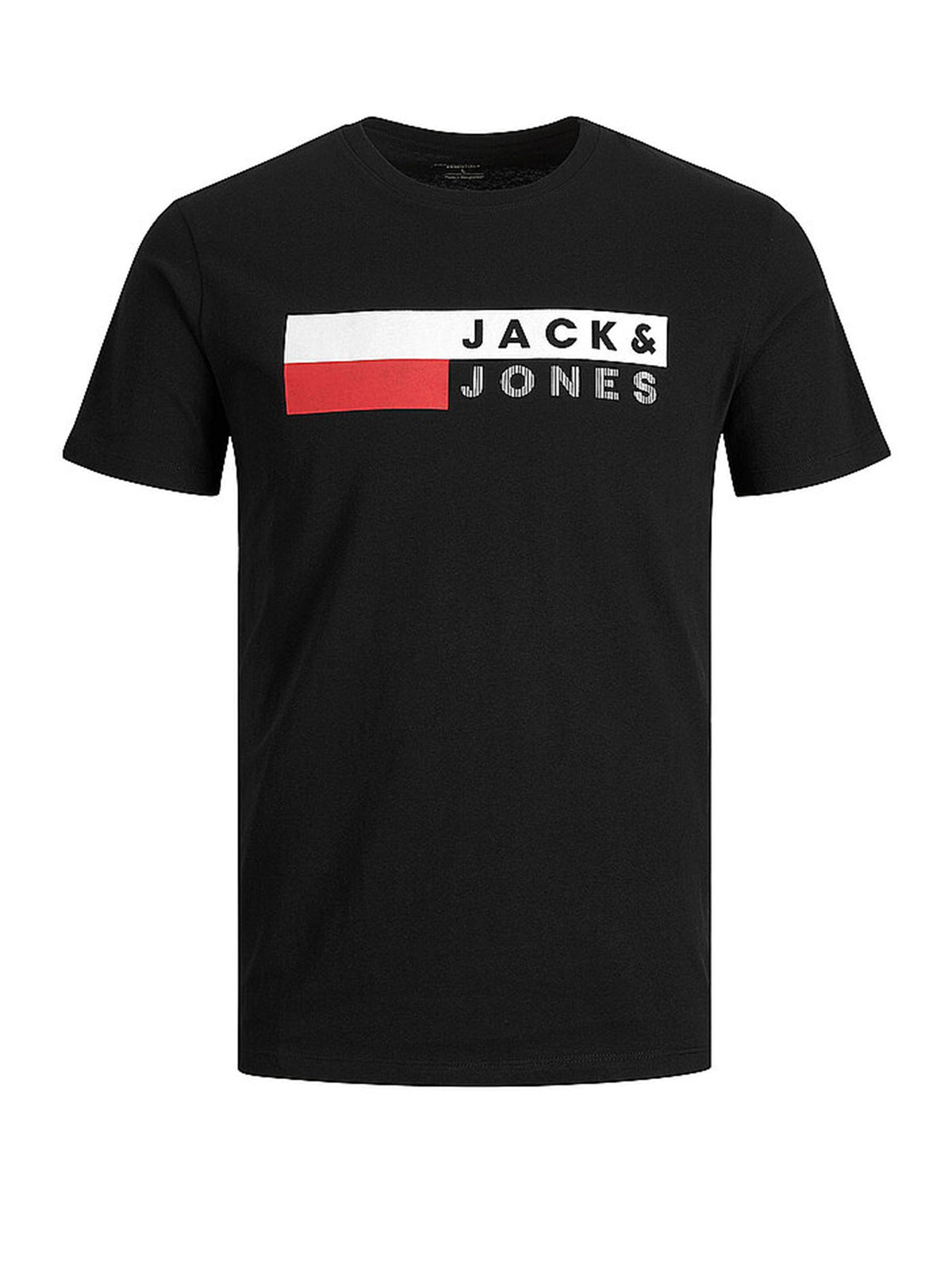 Image for Men's Brand Logo Printed T-Shirt,Black